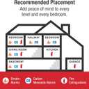 First Alert SMI100-AC, Hardwire Interconnect Smoke Alarm with Battery Backup, 1-Pack