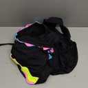 popvil One Piece Swimsuits for Women Tummy Control Strapless Bathing Suits 2026 Neon Bandeau Swimwear (X-Large, Black Lagoon)