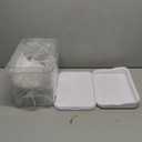 Trash Bag Dispenser Dishwasher Pod Organizer, 3 in 1 Grocery Garbage Bags Holder Storage Box Clear Laundry Room Pods Dishwasher Tab Cleaner Tablets Container Pantry Kitchen Under Sink Organizers