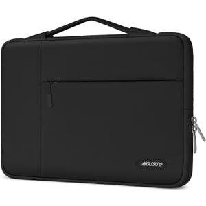 MOSISO Laptop Case 16 inch, 15-15.6 inch Laptop Sleeve with Handle Compatible with MacBook Pro 16 inch, HP, Acer, Dell, Lenovo, ASUS Notebook, Polyester Multifunctional Computer Bag, Black