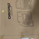 OEDRO Floor Mats Fit for Toyota 4Runner 2024-2013 / Lexus GX460 2014-2023, TPE All-Weather 4Runner Car Mats Includes 1st and 2nd Row Full Set Liners, Black