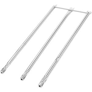 Uniflasy 304 Stainless Steel Burner Tubes Replacement for Weber Genesis 300 Series (2007-2010), Fits E-310 E-320 EP-310 EP-320 S-310 S-320 Gas Grills with Side Control, Replace 67722 67820