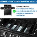 Grill Grates and Heat Plates for Dyna-Glo 5 Burner, Cast Iron & Porcelain