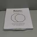 Set of 2 Acacia Wooden Trays Serving Platters Round Square Veggie Serving Tray Decor Bread Charcuterie Board Fruit Hosting Essentials Cheese Platter Vegetable Food Dish Charger Plate Charcuterie Board (8-10 Inch (Pack of 2))