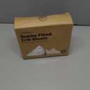 KeaBabies 2-Pack Organic Crib Sheets for Boys, Girls - 52x28 Fitted Crib Mattress Sheet Neutral, Breathable Jersey Cotton Cover for Baby Bed, Toddler Mattress, Soft & Cute Prints (Butterflies)