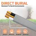 10/2 UF-B Wire 250FT Pure Copper Direct Burial Cable, Sunlight & Moisture Resistant, Ideal for Outdoor Lighting & Pump Installations & Residential Indoor Electrical Projects