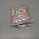 2 x Hiroyuki Iridescent Makeup Bag, 14 inches Cosmetic Bag, Large Capacity Travel Pouch (Skin, pink)