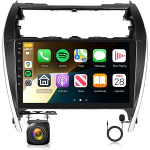 5G WiFi 8Core 4G 64G Radio for Toyota Camry 2012-2014 Car Stereo with 10.1inch 1280x720P QLED Touch Screen 5.1Bluetooth DSP FM/RDS Wireless CarPlay Android Auto GPS SWC Backup Camera