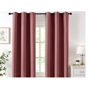 MIULEE Blackout Curtains for Bedroom Living Room 2 Panels, Thermal Insulated Room Darkening Drapes Grommet Noise Reducing Light Blocking Window Treatments 84 Inches Long 40x84 Inch Dusty Rose