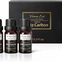 Luxury Hotel Collection Diffuser Oil(3x0.34 fl oz) Inspired by Ritz-Carlton |Essential Oil for Diffuser,Humidifier,Aromatherapy,Candle and Soap Making,Gift for Women