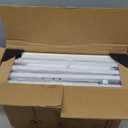 Furnulem Tall 4 Drawers Dresser, Vertical Storage Tower for Bedroom, Hallway, Entryway, Nursery, Closet Organizer, Nightstand Bedside Table Furniture, Sturdy Steel Frame, Wood Top, White