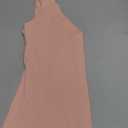 REORIA Butsmooth Womens Trendy Sexy Plunge Deep V Neck Sleeveless V Backless Going Out Tank Bodysuits Tops (Small, Pink)