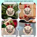 2 x Funny Christmas Ornaments - Got You Some Jumper Cables Ornament 2025 - Funny White Elephant Gifts for Coworkers, Friends, Besties, Colleagues - 2 Layer Wooden Exchange Ideas for Adults