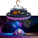 10000mAh Rechargeable 3000LM Tent Light Camping Light, 6500K 24Hours Long Play Time , Outdoor Night Market Light Night Fishing Lantern Emergency Lights for Hurricane Tsunami disasters (Colorful)