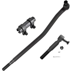 ASTARPRO - 3pcs 4WD Front Inner Tie Rod Drag Link and Outer Tie Rod End and Adjusting Sleeve Compatible with 1999-2004 Ford Excursion F-250 F-350 F-450 F-550 Super Duty