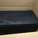 MLILY Tri-Fold Memory Foam Topper, 4 inch Twin Folding Mattress Topper with Collapsible and Washable Cover, Travel and Guest Mat, 75"38"4", Grey