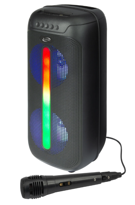 iLive Jam Time Bluetooth Wireless Speaker System, ISB293B, Black 