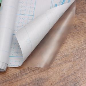 Heroad Clear Contact Paper Self Adhesive Shelf Liner for Kitchen Cabinets Multipurpose Protective Film Removable Cabinet Liners for Shelves Waterproof Privacy Film Matte Window Films Vinyl 17.7" x5ft