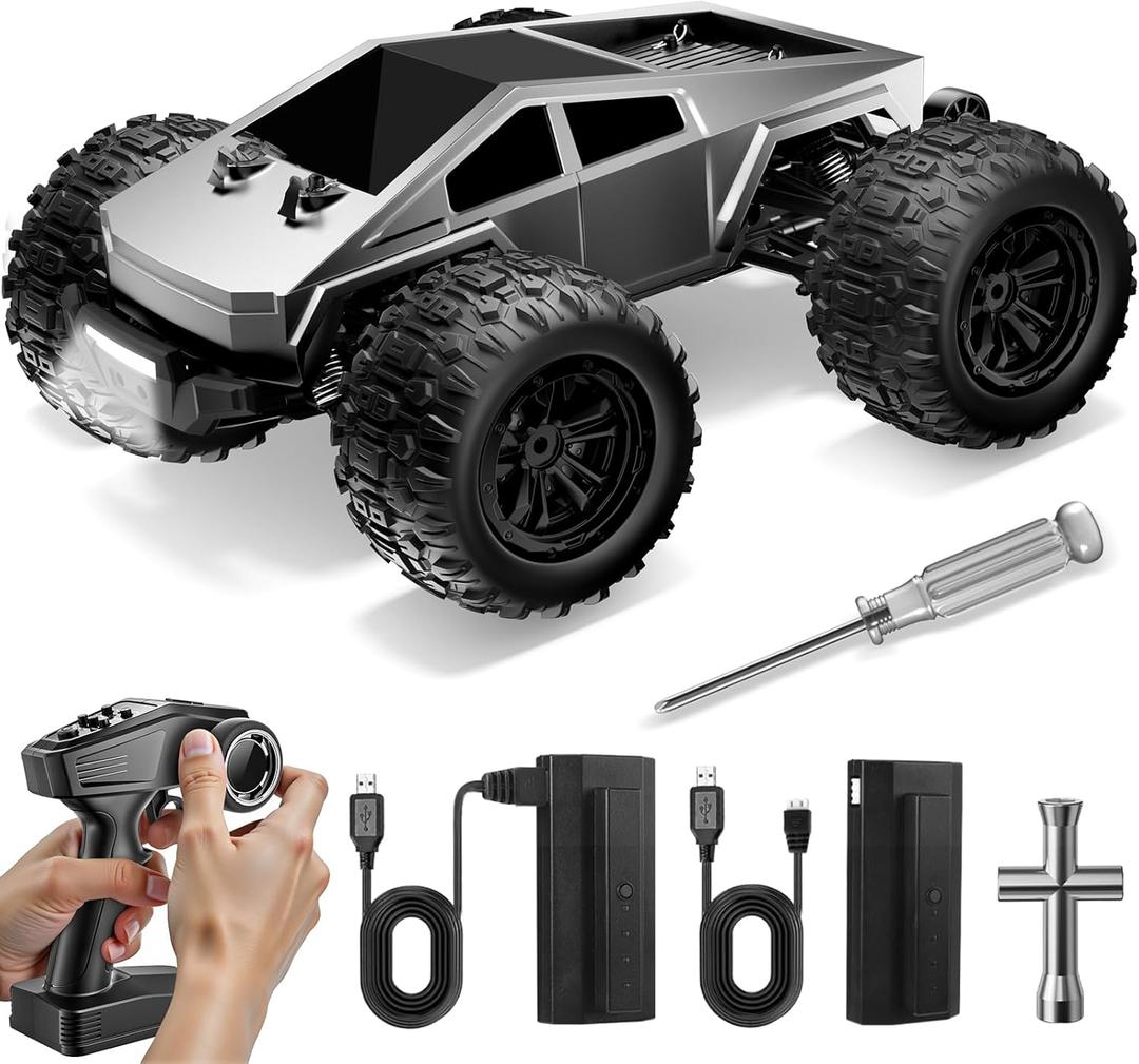Jelife 1:16 Brushless RC Cars for Adults - Max 60KPH Fast Remote Control Truck 4WD High Speed Remote Control Cars for Gifts RC Trucks, 2.4GHz Off-Road Pick-up Electric Vehicle Toys Ages 8+