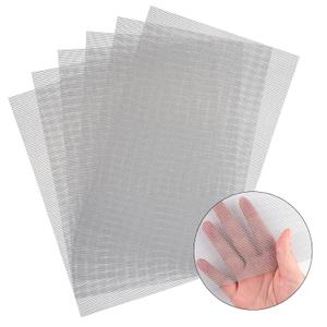 6 Pack 128 Inch Wire Mesh Screen, 20 Mesh Stainless Steel Mesh, Sturdy No Rust Metal Mesh Screen for DIY Projects, Cage, Vent, Garden, Window Screen, Filter Mesh