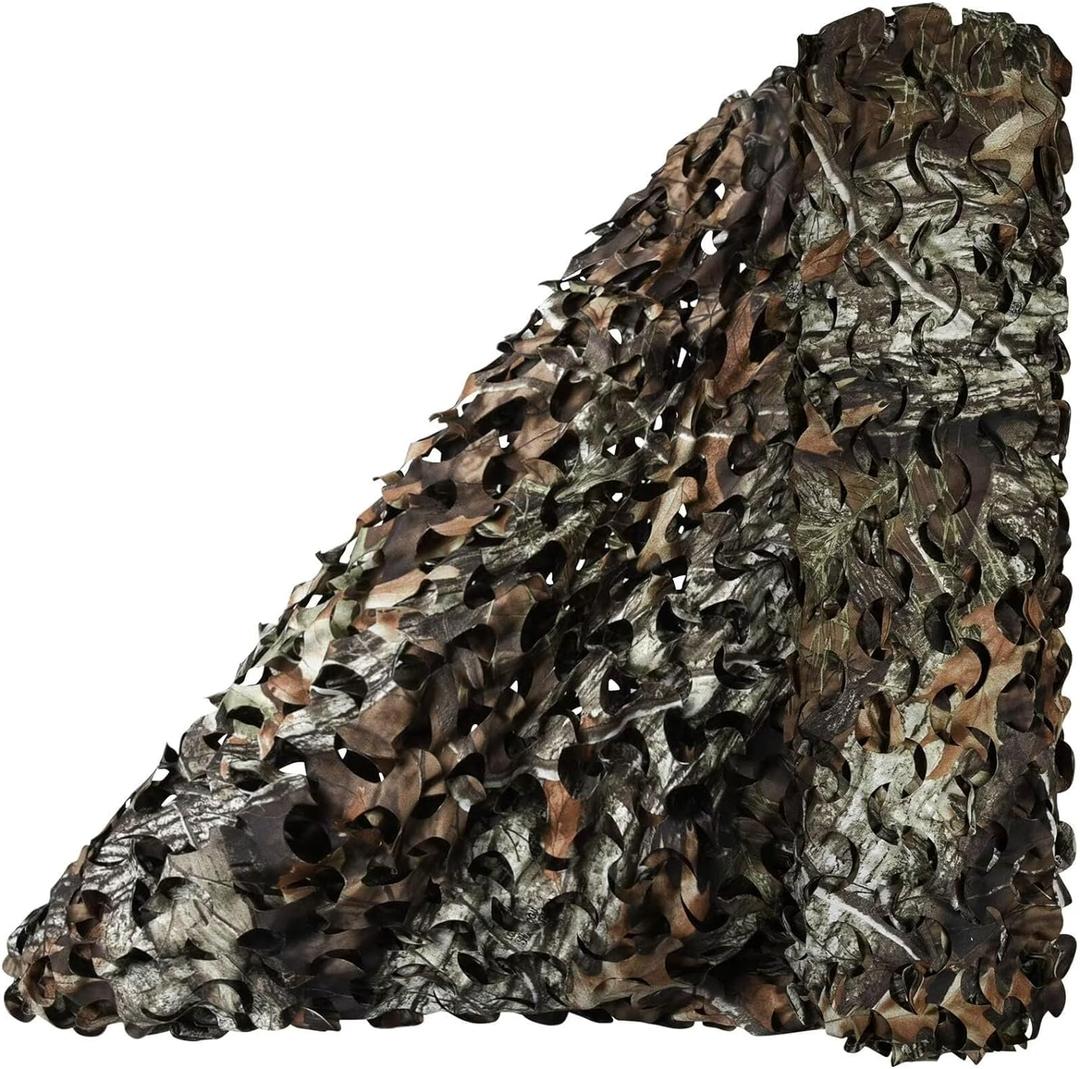 Sitong Bulk Roll Camo Netting for Hunting Military Decoration Sunshade (1.5Mx5M(4.9ftx16.4ft), Tree Camo Bionic 4)