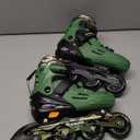 PM SPORTS Inline Skates for Kids Boys Girls Ages 5-8 8-12 3-5 4-8 6-12 with Light Up Wheels, Adjustable Children's Roller Skates Blades for Toddler Beginner Youth Indoor Outdoor, Size Medium