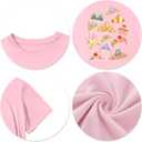 LAZYCHILD Magical Shirts for Women: Magic Kingdom T-Shirt Princess Bow Shirt Family Vacation Holiday Short Sleeve Tops Pink (Pink, M)