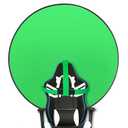 Xamanabu Portable Green Screen Chair, 57 in Collapsible Greenscreen Backdrop with Stand Double Sided Green Background, Chroma Key Backdrop for Zoom/Streaming, Gaming & Meetings