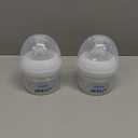 Philips Avent Natural Baby Bottles, with First Flow Nipple, 2OZ/60ML, 2 Pack, SCF019/25