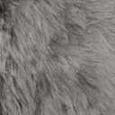 Genuine Sheepskin Chair Cushion Non-Slip Comfortable Natural Sheepskin Pad Carpet Suitable for Home Sofa Restaurant Car Seat Office Dining Fur Chair Cover (Black, 18x18 Inch)