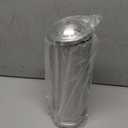 Brushed Nickel Toilet Brush and Holder Set,304 Stainless Steel Toilet Bowl Brush and Holder for Bathroom,Silver Heavy Duty Toilet Brush,Durable Scrubbing Bristles,Splash Resistant,Long Handle