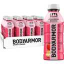 BODYARMOR Lyte Sports Drink Low-Calorie Sports Beverage, Strawberry Banana, Coconut Water Hydration, Natural Flavors with Vitamins, Potassium-Packed Electrolytes, Perfect for Athletes, 16 fl oz Bottle (Pack of 12)