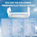 UPGRADE 240323002 Refrigerator Door Shelf Bin Replacement Part, Compatible with Frigidaire FGHS2631PF4A, FGHS2655PF5A, FGHS2655PF4, DGUS2645LF6A,FGUS2642LF2 Bottom Shelf with 2 Soda Can Organizer