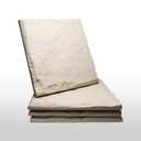 Garden Stepping Stones with Stakes Set of 4, PP Walkway Pads, 15.5" x 15.5", Weather-Resistant, Easy Installation (4 Pcs, Beige)