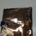 Photo Booth Photo Album - 6 Ring Glitter Notebook Sparkle Binder With 20 2x6 Photo Sleeves - Fits 80 Slide In Photobooth Strips (2x6, DARK CHOCOLATE)