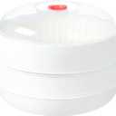 Microwave Vegetable Steamer, Microwave Steamer for Vegetables, Microwave Heating Bowl, Micro Cookware for Cooking (2 - Layer)