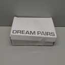 DREAM PAIRS Women's Platform Heels Block Chunky Open Toe Ankle Strap Heel Fashion Wedding Party Dress Sandals Shoes (9, White)