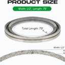 954-0349 754-0349 Drive Belt for Cub Cadet 46" 1180 1212 1800 GT2200 GT2300 LX460 LX465 LX466 Troy-Bilt Super Bronco MTD Toro Replace for 112-0317 754-0640 954-0640 754-0339A Aramid Cord 1/2" x 79"