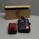 Porter Cable 3.0Ah PCC685L 20V Lithium Ion Battery With Charger for PCC685L PCC680L PCC682L PCC685LP PCC692L PCC681L Cordless Power Tools