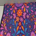 Pink Mexican Floral Kitchen Rug,Kitchen Runner Rug Non Slip Washable Standing Desk Mat Laundry Room Runner Rug Area Rugs for Floor Bathroom,Hallway,Office,Sink,Mudroom 20''x48''