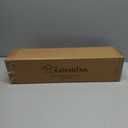 KAMANINA Black Curtain Rod 32 to 144 Inch (2.6-12 Feet), 1 Inch Heavy Duty Curtain Rods for Windows, Modern Adjustable Drapery Rods with End Cap (32"-144")