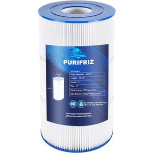 C100S Pool Filter Compatible with Hayward CX100XRE, Hayward SwimClear C100S, PA100S, Ultral-D3, Upgraded Fabric 100 Sq. Ft, L x OD:28 3/16" x 10 1/8", 1-Pack