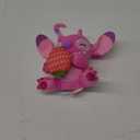 Disney Stitch Small 7-inch Plush Stuffed Animal, Angel with Strawberry, Kids Toys for Ages 2 Up by Just Play