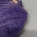 ColorGround Long Purple Braid Cosplay Wig for Halloween Party Costume (Purple)