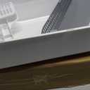 Tfwadmx Large Rabbit Litter Box Toilet Rectangle Potty Trainer Corner Litter Bedding Box Pet Pan for Adult Hamster Bunny Guinea Pig Galesaur Chinchilla Other Animals (L(18.5 x 13.4 x 7.5 in))