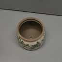 Vintage Planter Large Ceramic Plants Pot Beige Green Vintage Floral Ice Crack Cottage Scroll Vase Flower Vase Pot Indoor Plants Home Kitchen Decor Farmhouse Antique Decorative Gifts