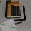 Wooden Money Saving Box Cash Vault with Numbers Challenge Target and Phoframe with Dual Function 10,000 7,000 5,000 3,000 1,000 500 Suitable for Adults and Children (Black)