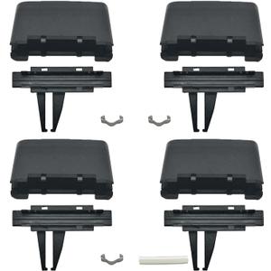 A/C Air Vent Outlet Tab Clip Kit Compatible with Mercedes-Benz W166 ML350 GL350 GL450 4pcs Rear Row Left Right Front Center Control A1668300254