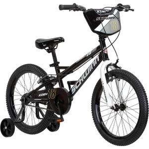Schwinn Koen & Ellm Toddler and Big Kids Bike (Number Plate/18-Inch Wheels, Black)