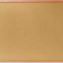 Cork Bulletin Board for Wall - 36 x 24 Bulletin Board Wall Mounted Wood Frame Message Board pin Board for School,Office and Home